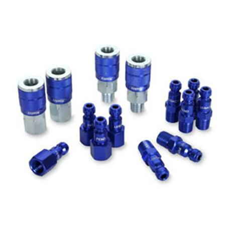 LEGACY MFG. CO. Body Coupler And Plug Kit Blue Anodized LEG-A72458C